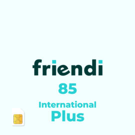 Friendi Mobile Package 85 Plus International - SIM