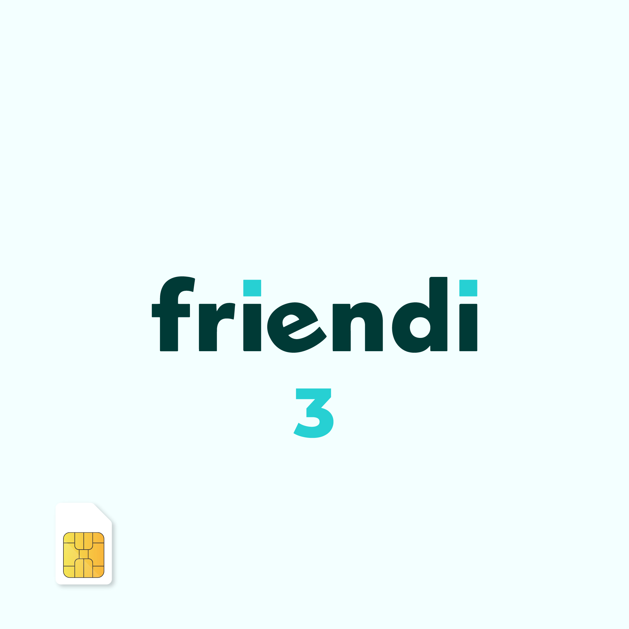Friendi Mobile Calls Package 3 – SIM