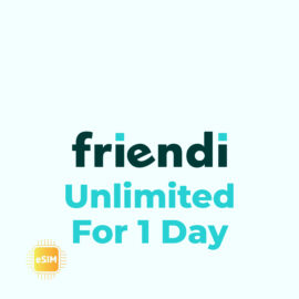 Friendi Unlimited On-Net calls | Day use - eSIM