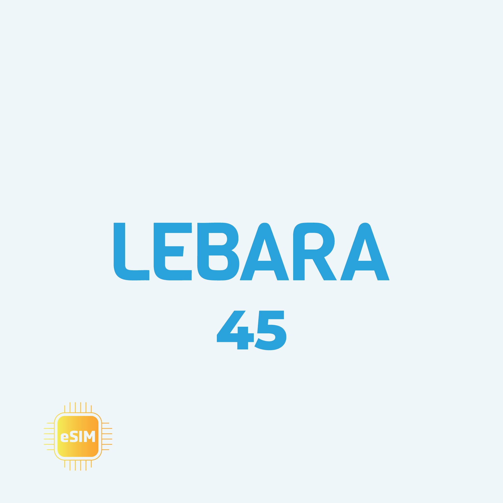 Lebara Mobile Yalla Package 45 - eSIM