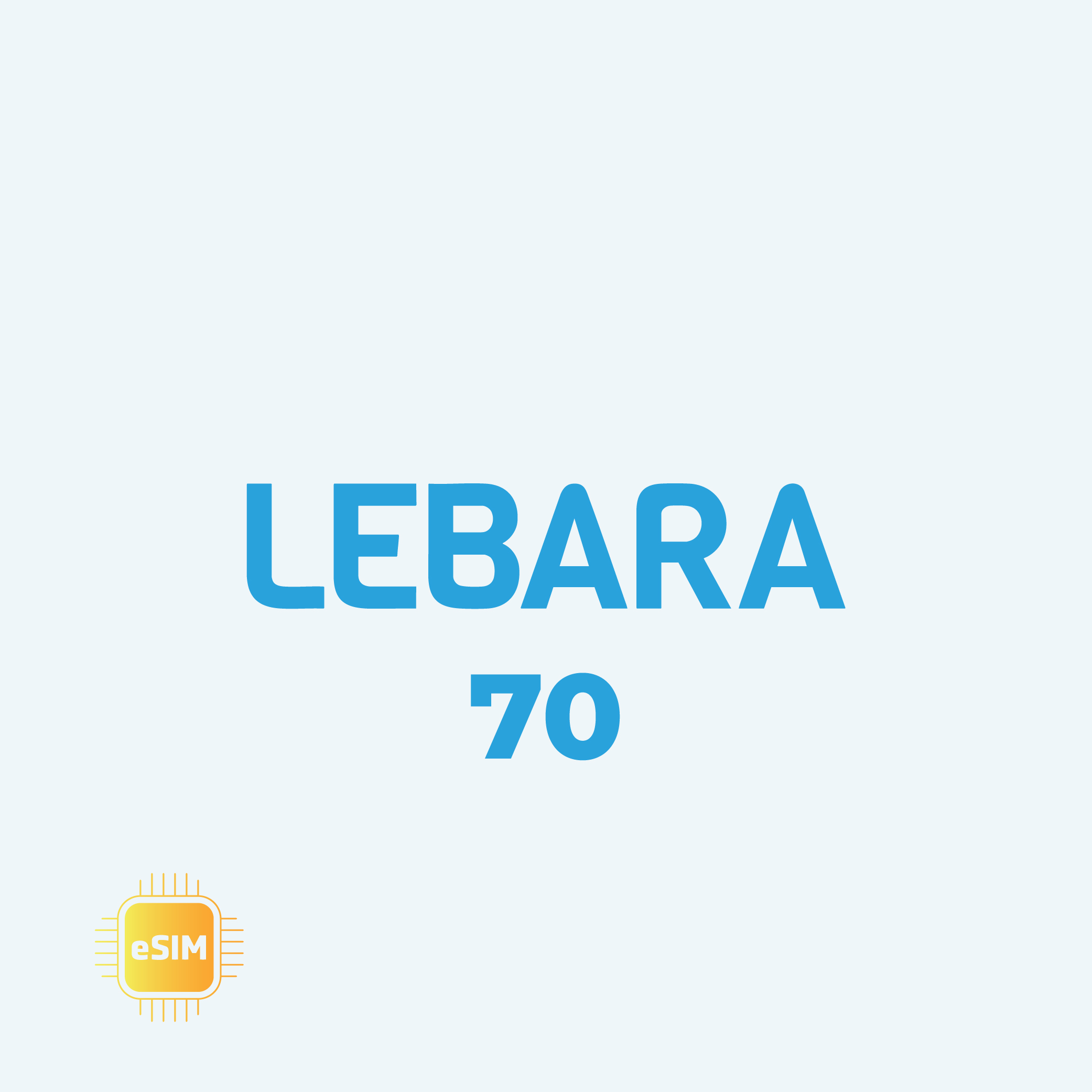 Lebara Mobile Yalla Package 70 - eSIM